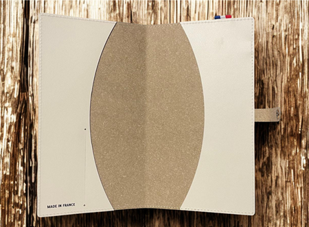 Couverture de carnet en cuir