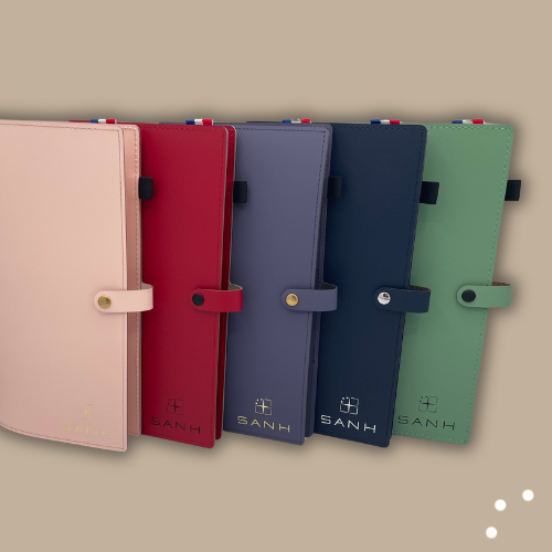 Couverture de carnet | Cuir recyclé
